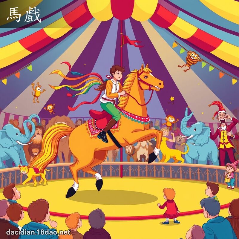 馬戲 - 國語大辭典配圖