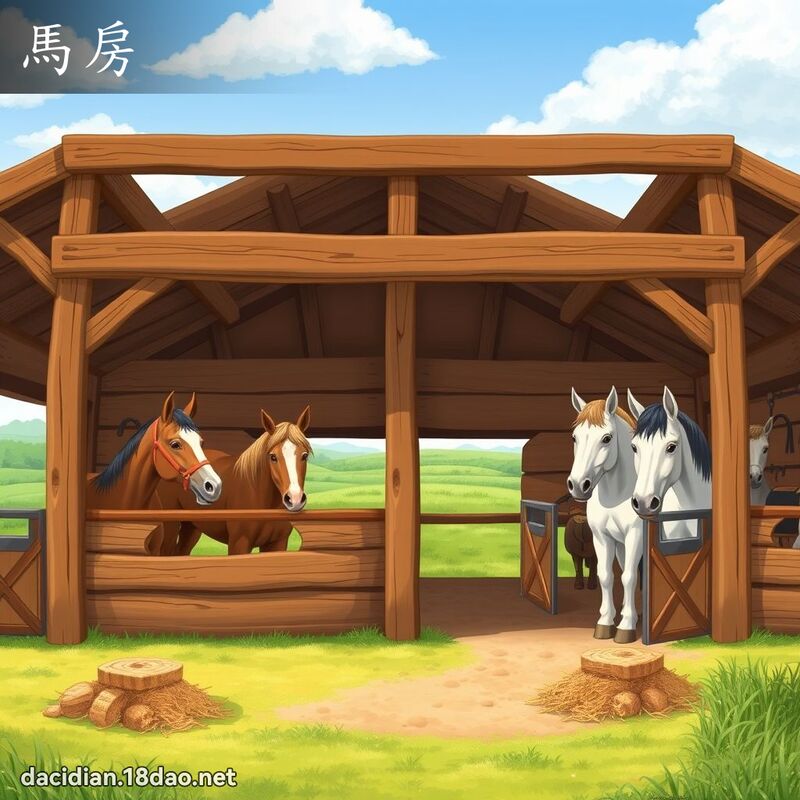 馬房 - 國語大辭典配圖