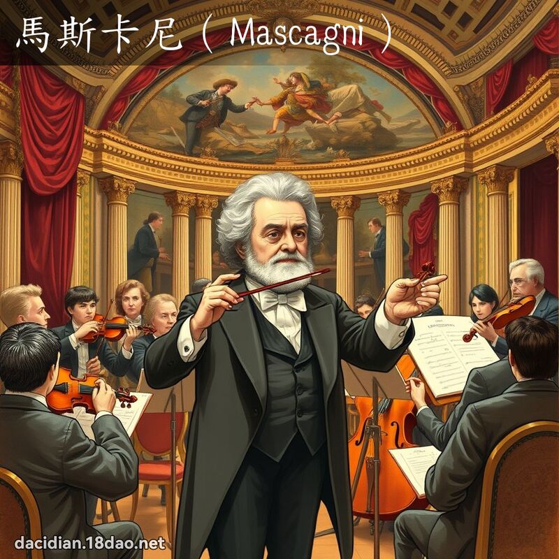 馬斯卡尼（Mascagni） - 國語大辭典配圖