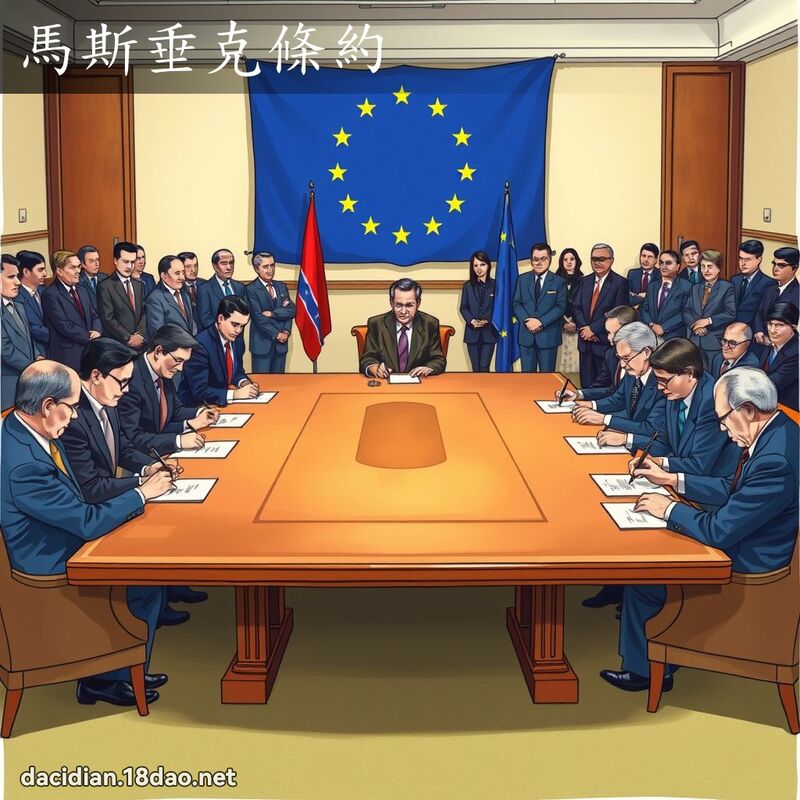 马斯垂克条约 - 国语大辞典配图
