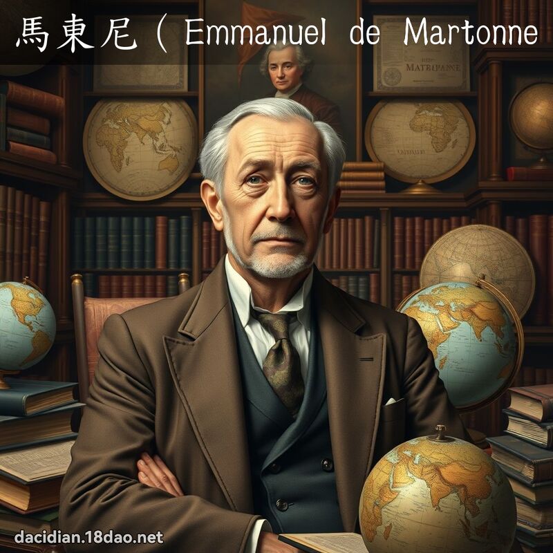 馬東尼（Emmanuel de Martonne） - 國語大辭典配圖