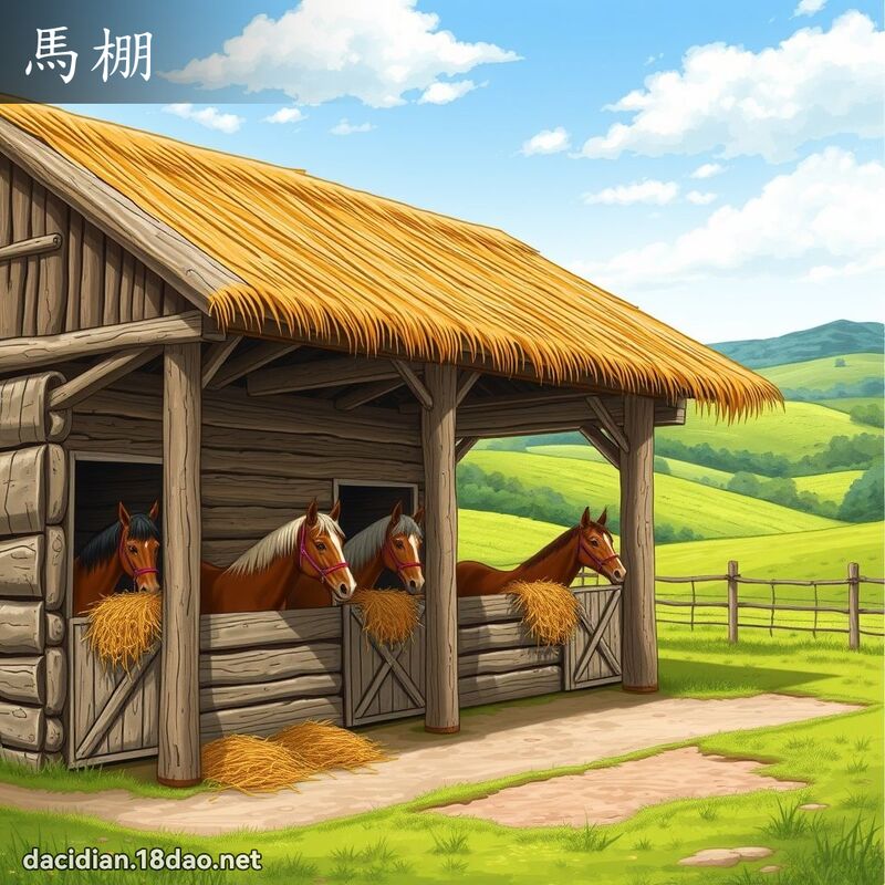 马棚 - 国语大辞典配图