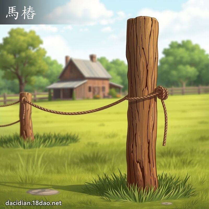 马桩 - 国语大辞典配图