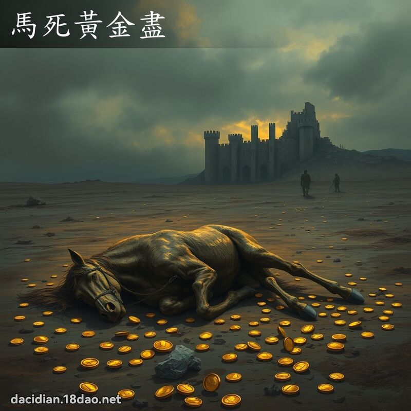 马死黄金尽 - 国语大辞典配图