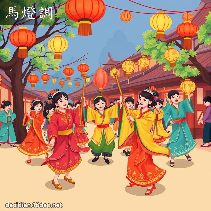 馬燈調 - 國語大辭典配圖