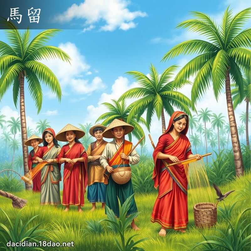 馬留 - 國語大辭典配圖