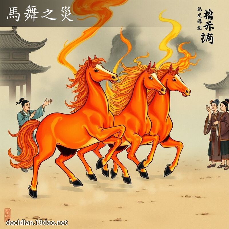 馬舞之災 - 國語大辭典配圖