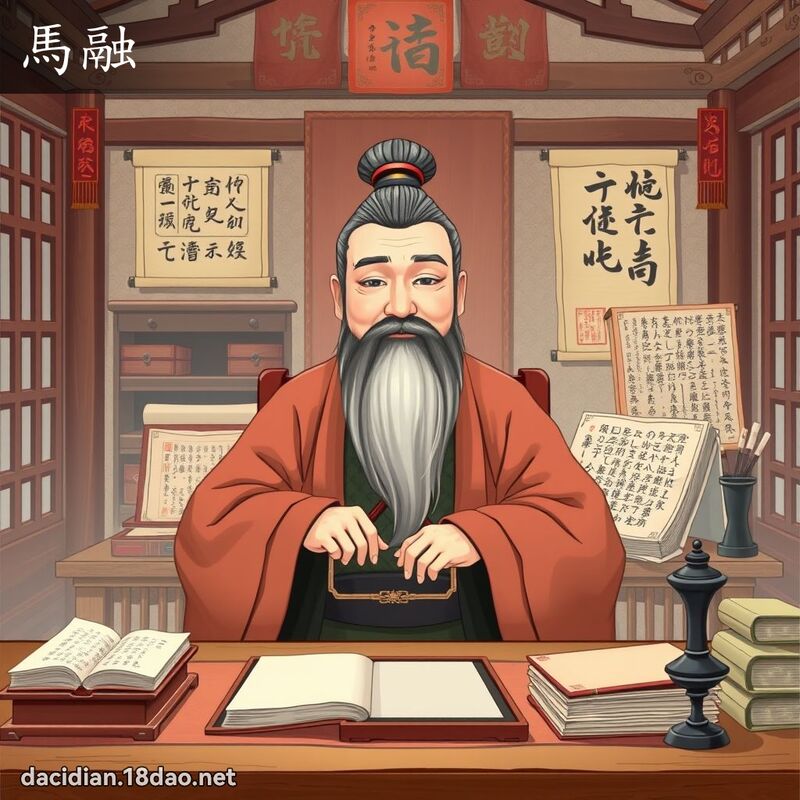馬融 - 國語大辭典配圖