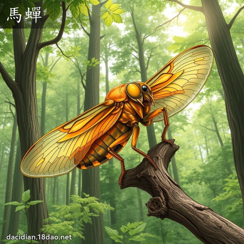 馬蟬 - 國語大辭典配圖
