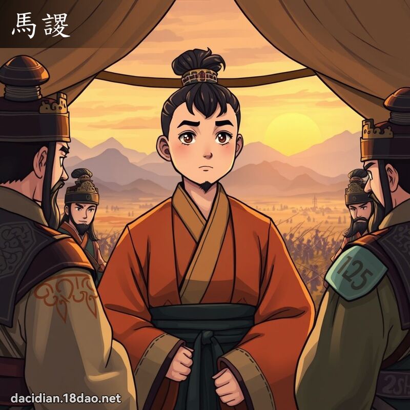 马謖 - 国语大辞典配图