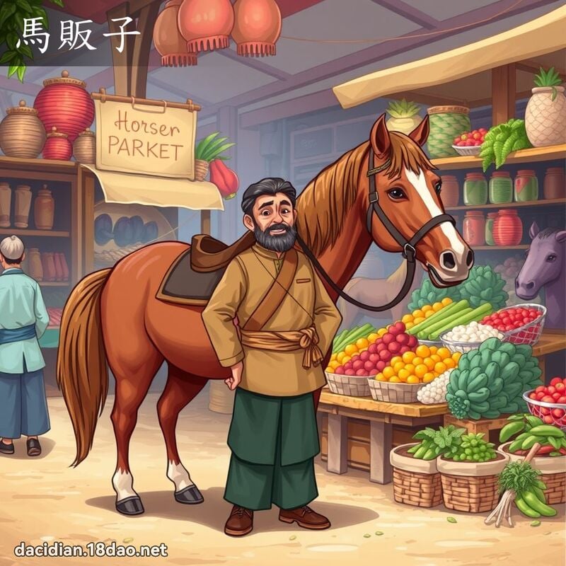 马贩子 - 国语大辞典配图