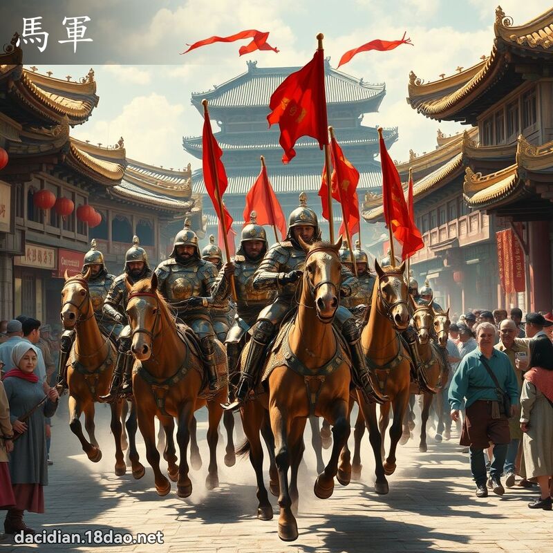 馬軍 - 國語大辭典配圖