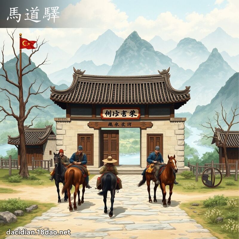 馬道驛 - 國語大辭典配圖