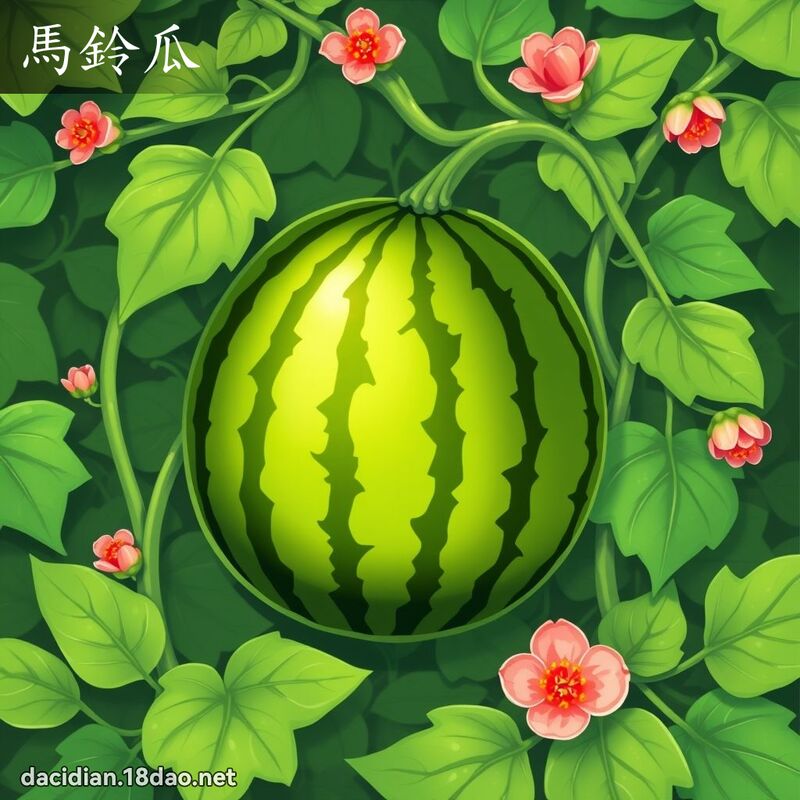 馬鈴瓜 - 國語大辭典配圖