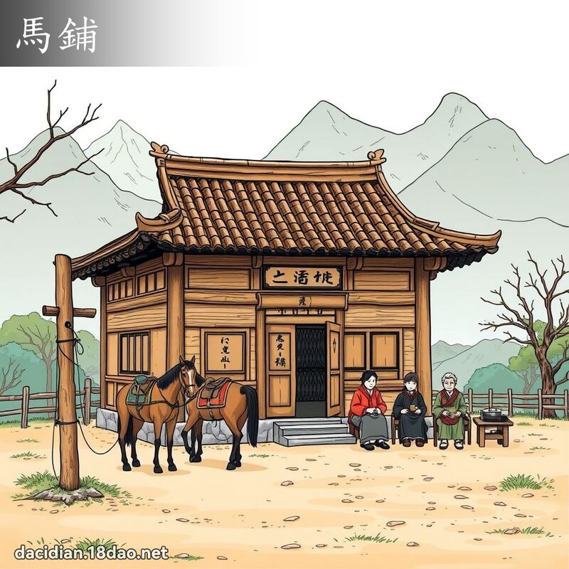 馬鋪 - 國語大辭典配圖