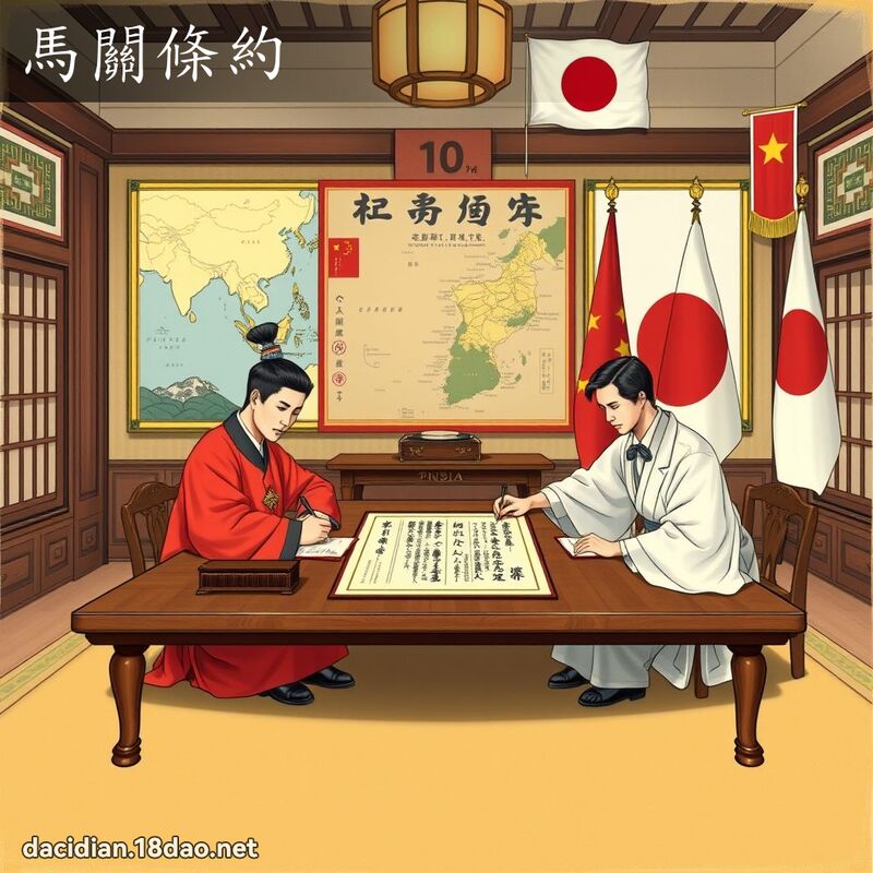 馬關條約 - 國語大辭典配圖