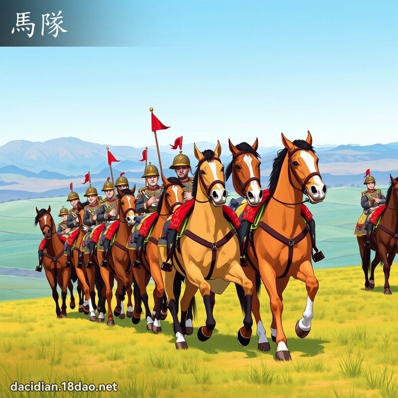 馬隊 - 國語大辭典配圖