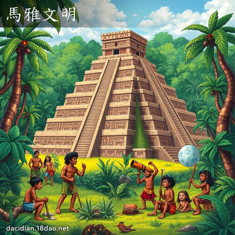 馬雅文明 - 國語大辭典配圖