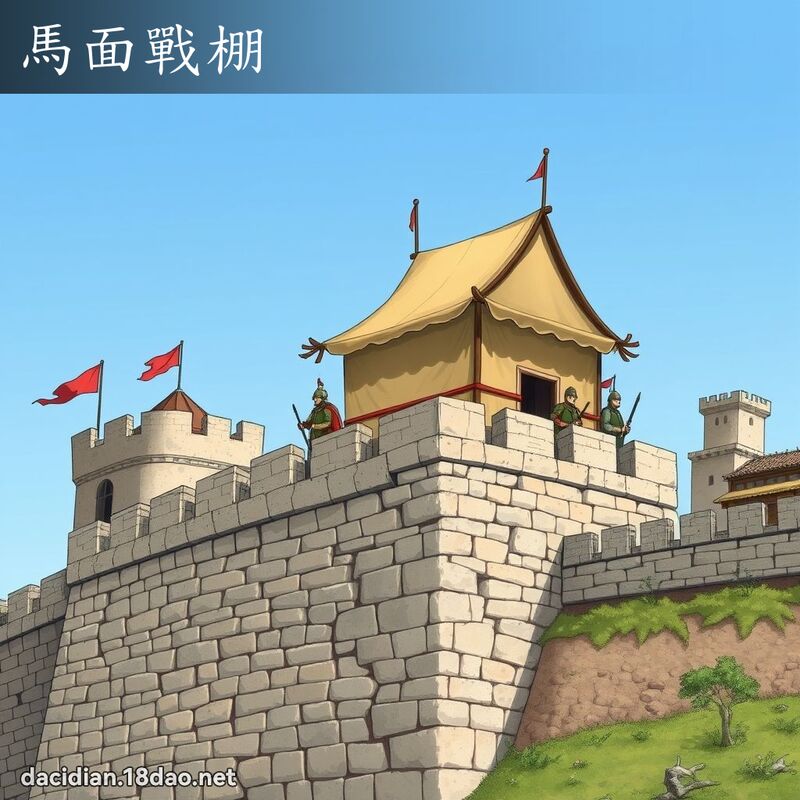 馬面戰棚 - 國語大辭典配圖