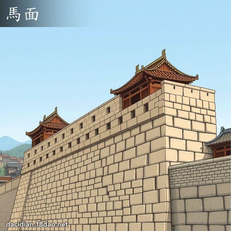 马面 - 国语大辞典配图