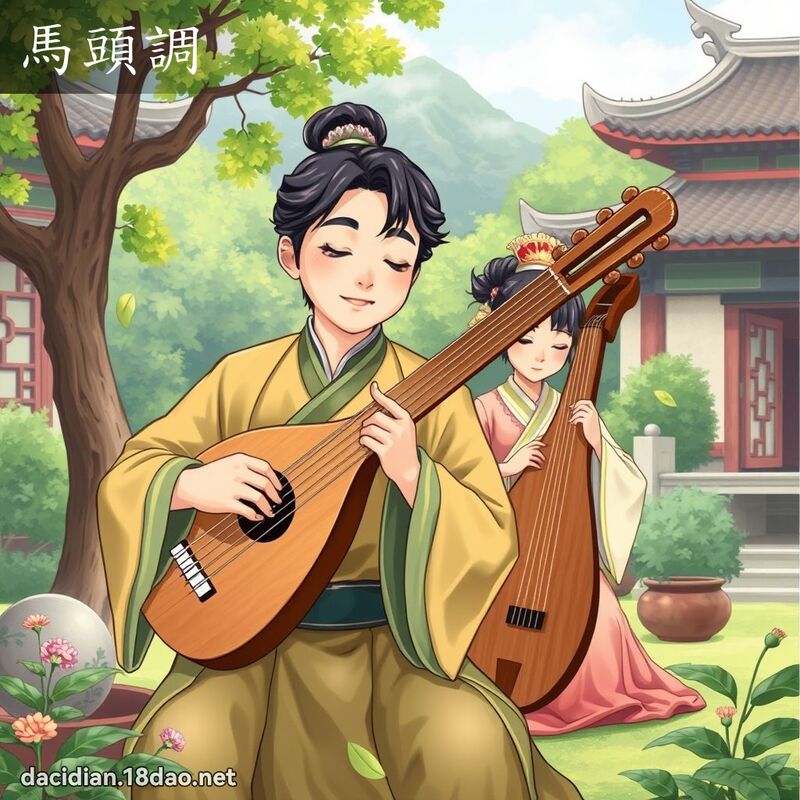馬頭調 - 國語大辭典配圖