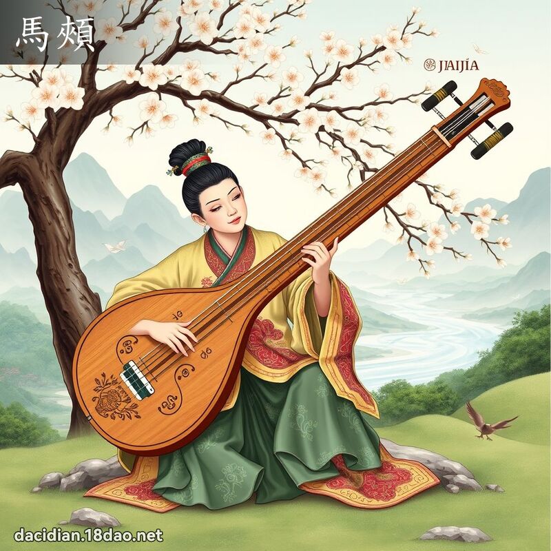 馬頰 - 國語大辭典配圖