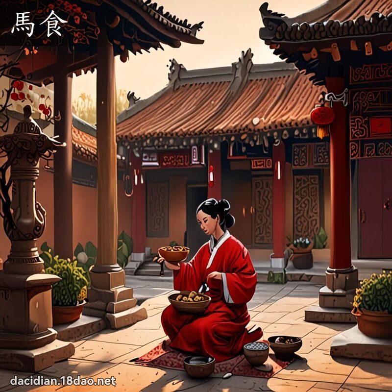 馬食 - 國語大辭典配圖
