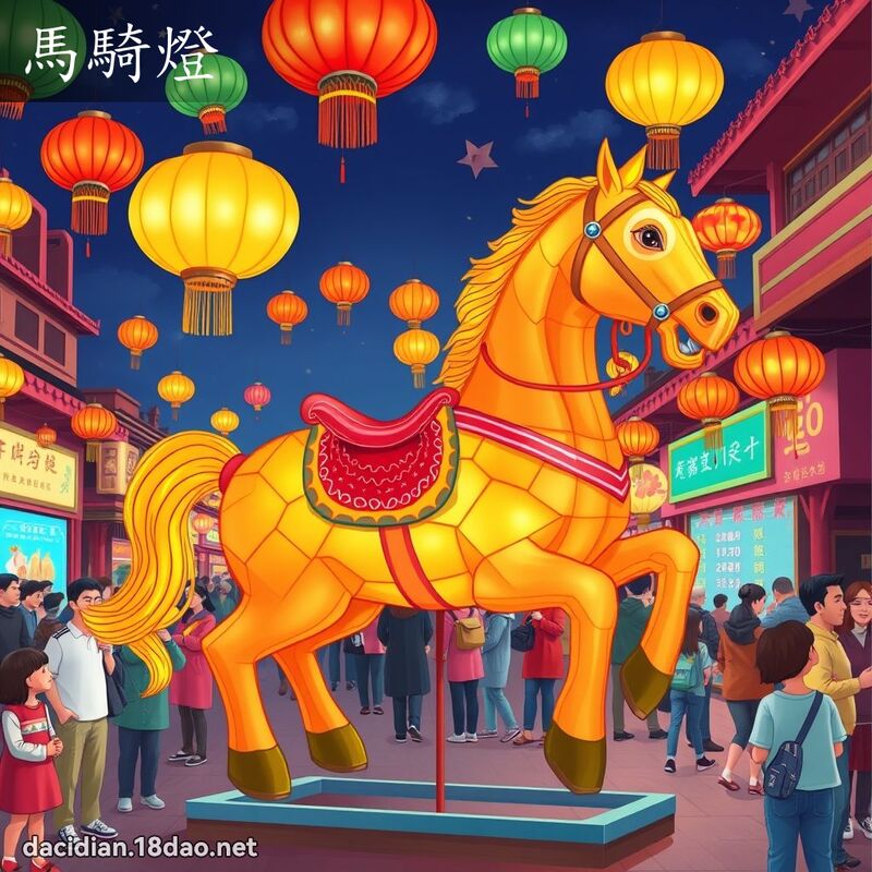 馬騎燈 - 國語大辭典配圖