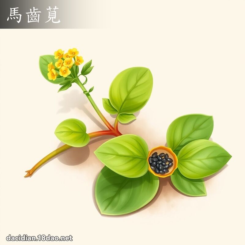 馬齒莧 - 國語大辭典配圖