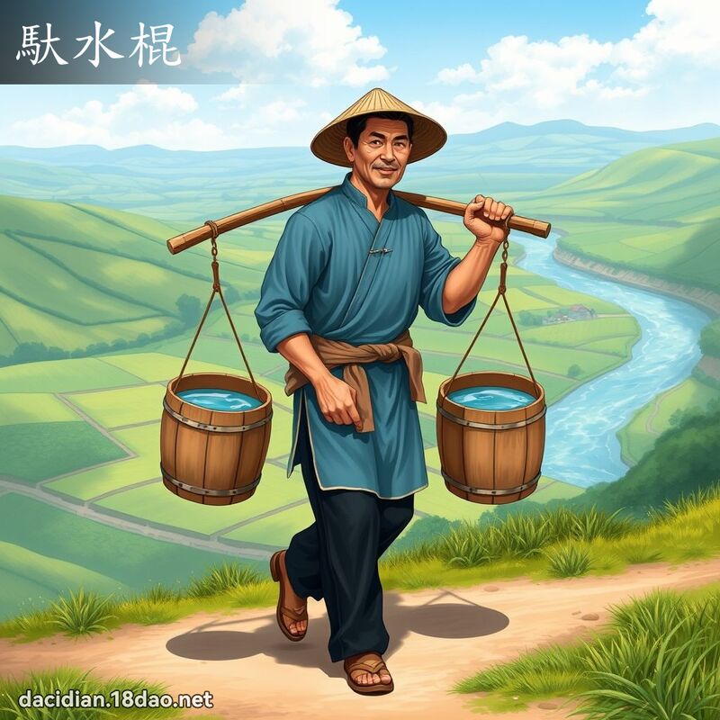 馱水棍 - 國語大辭典配圖