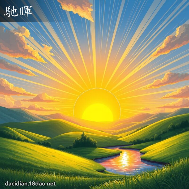 馳暉 - 國語大辭典配圖
