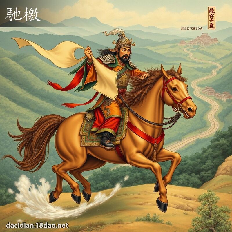 馳檄 - 國語大辭典配圖