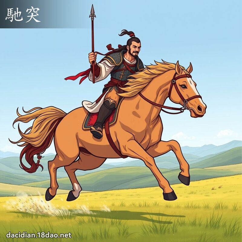 馳突 - 國語大辭典配圖