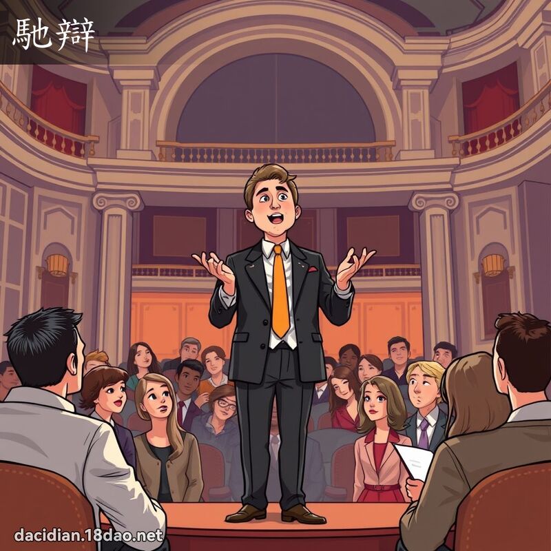 馳辯 - 國語大辭典配圖