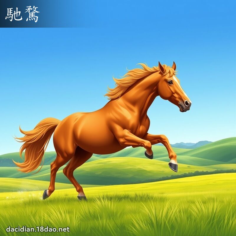 馳騖 - 國語大辭典配圖