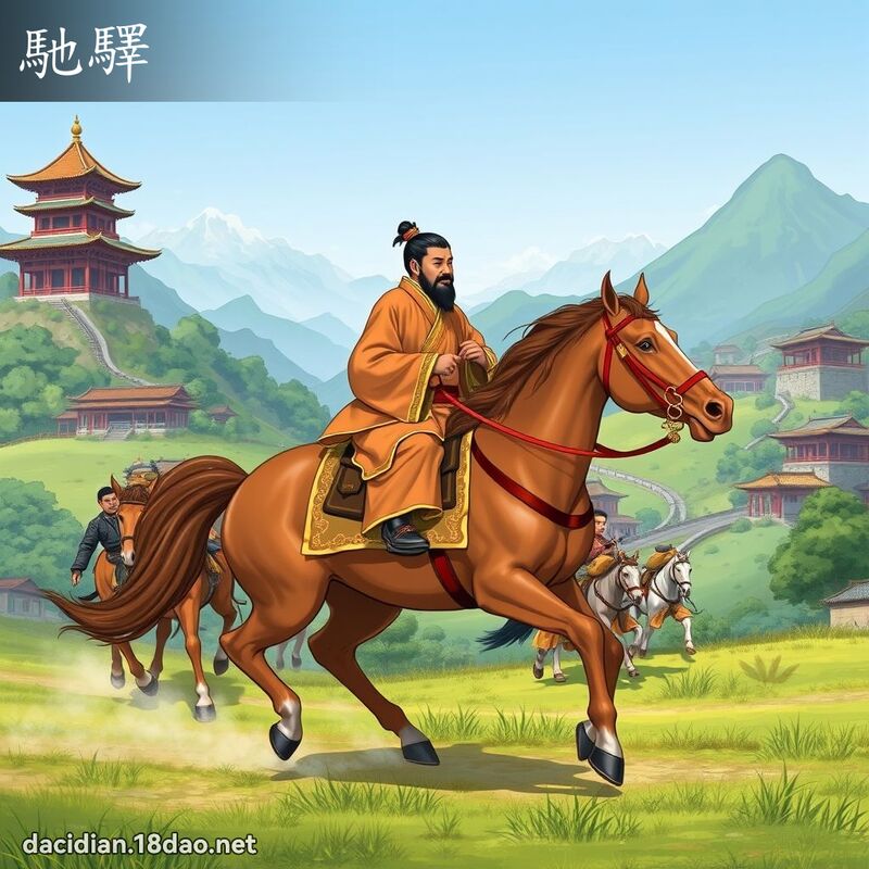 馳驛 - 國語大辭典配圖