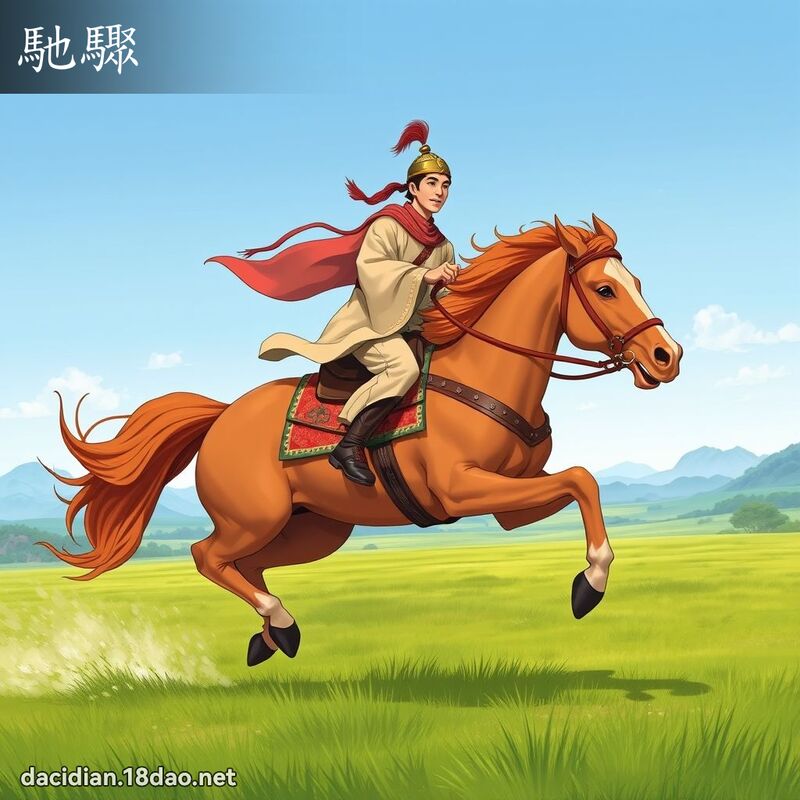 馳驟 - 國語大辭典配圖