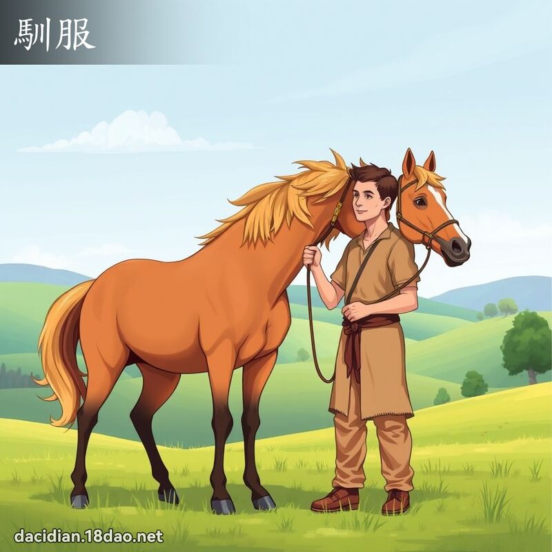 驯服 - 国语大辞典配图