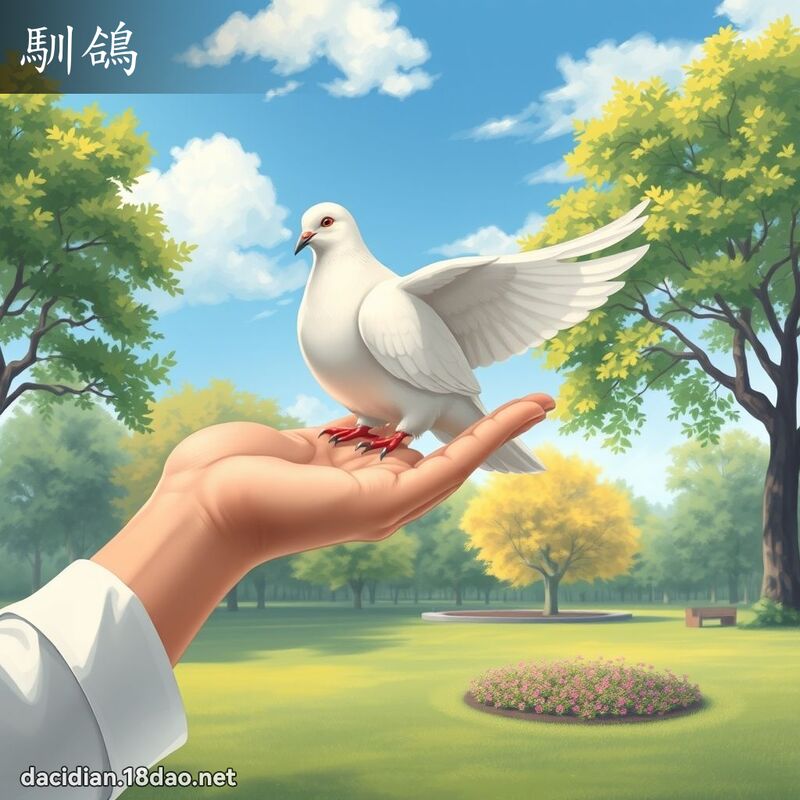 馴鴿 - 國語大辭典配圖