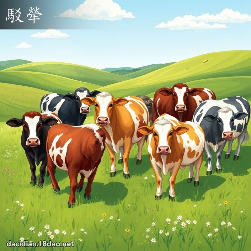 驳犖 - 国语大辞典配图