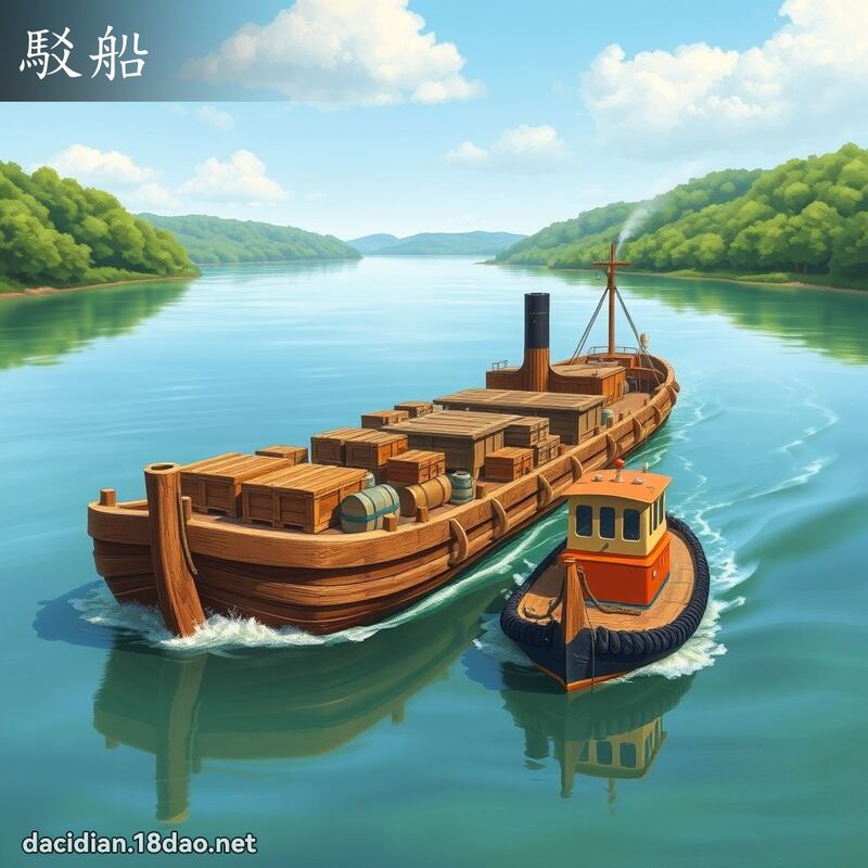 駁船 - 國語大辭典配圖