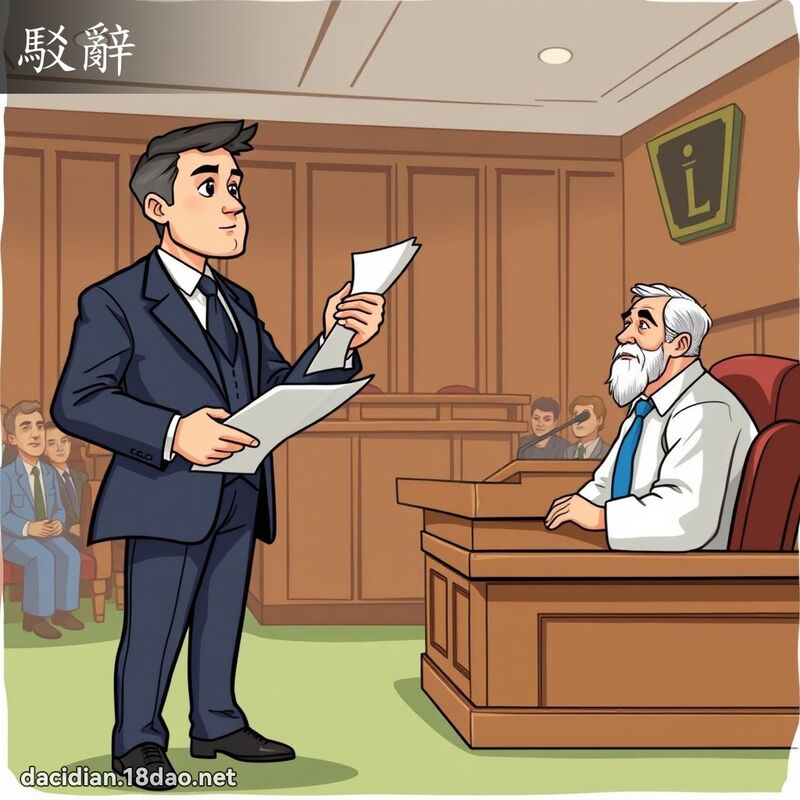 驳辞 - 国语大辞典配图