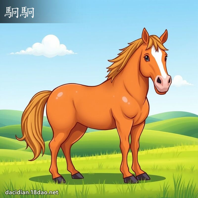 駉駉 - 國語大辭典配圖