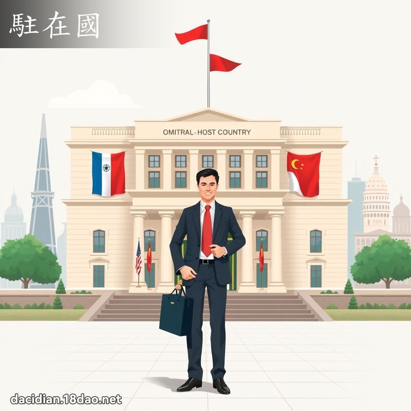 驻在国 - 国语大辞典配图