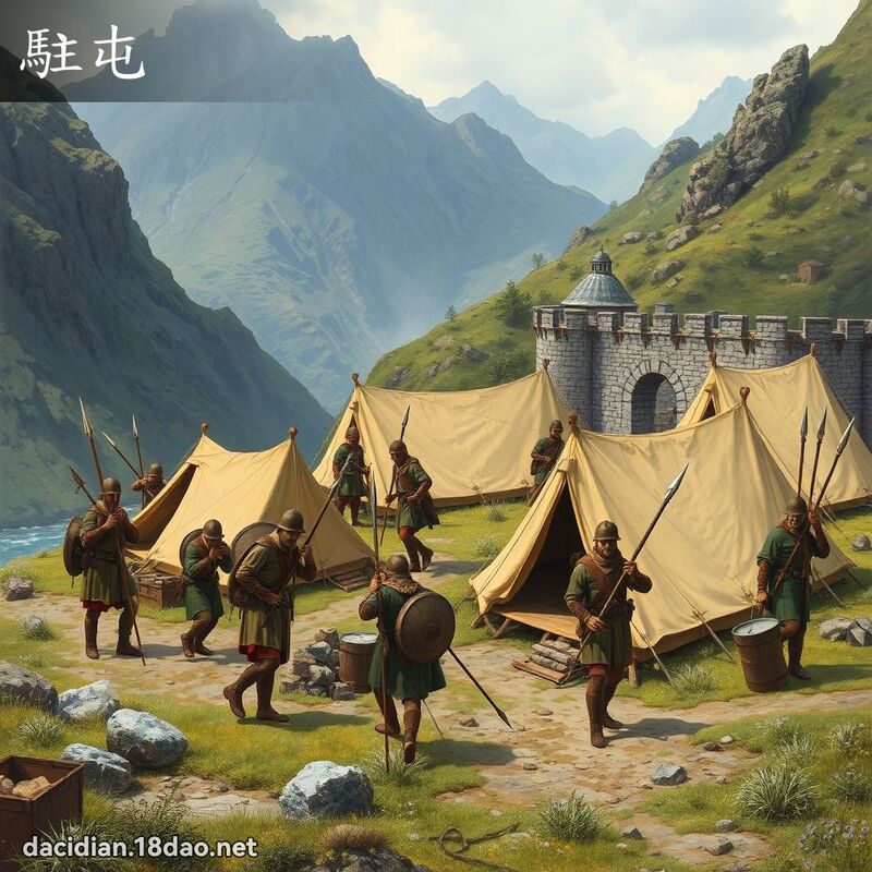 驻屯 - 国语大辞典配图