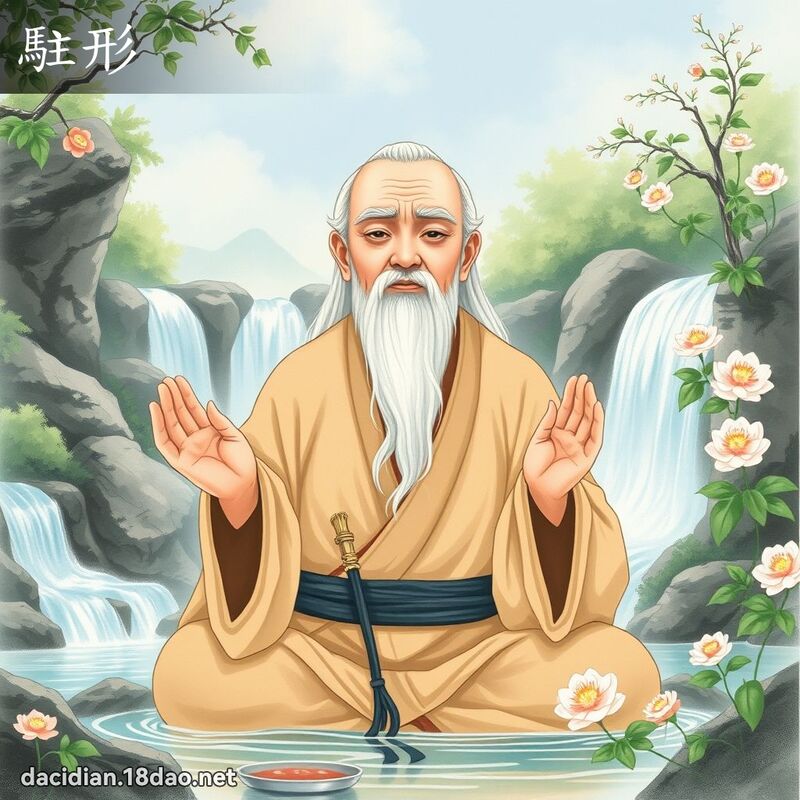 驻形 - 国语大辞典配图
