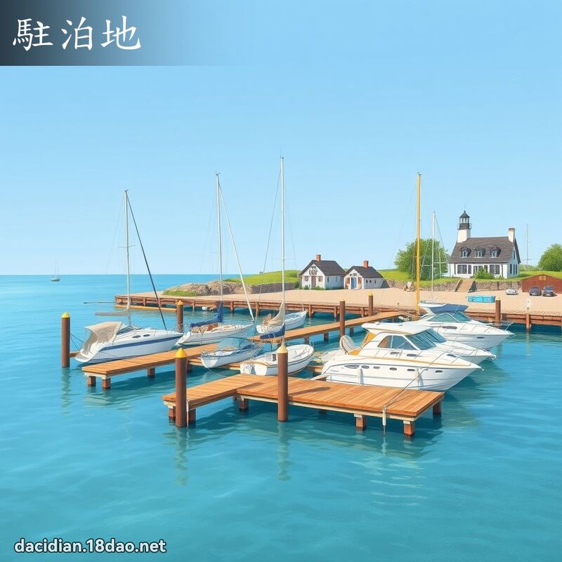 駐泊地 - 國語大辭典配圖