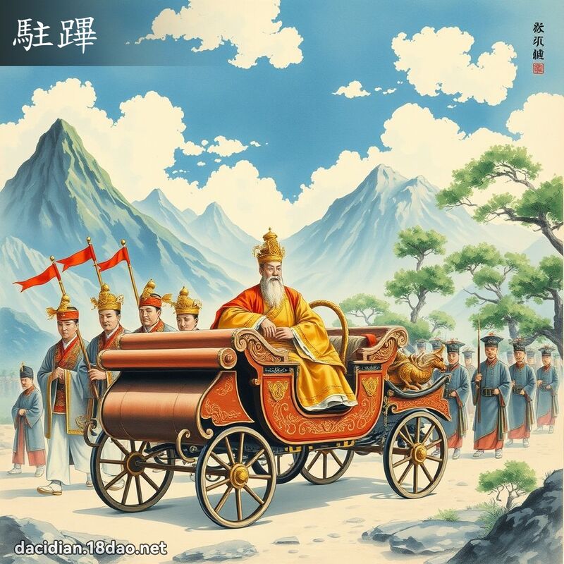 驻蹕 - 国语大辞典配图
