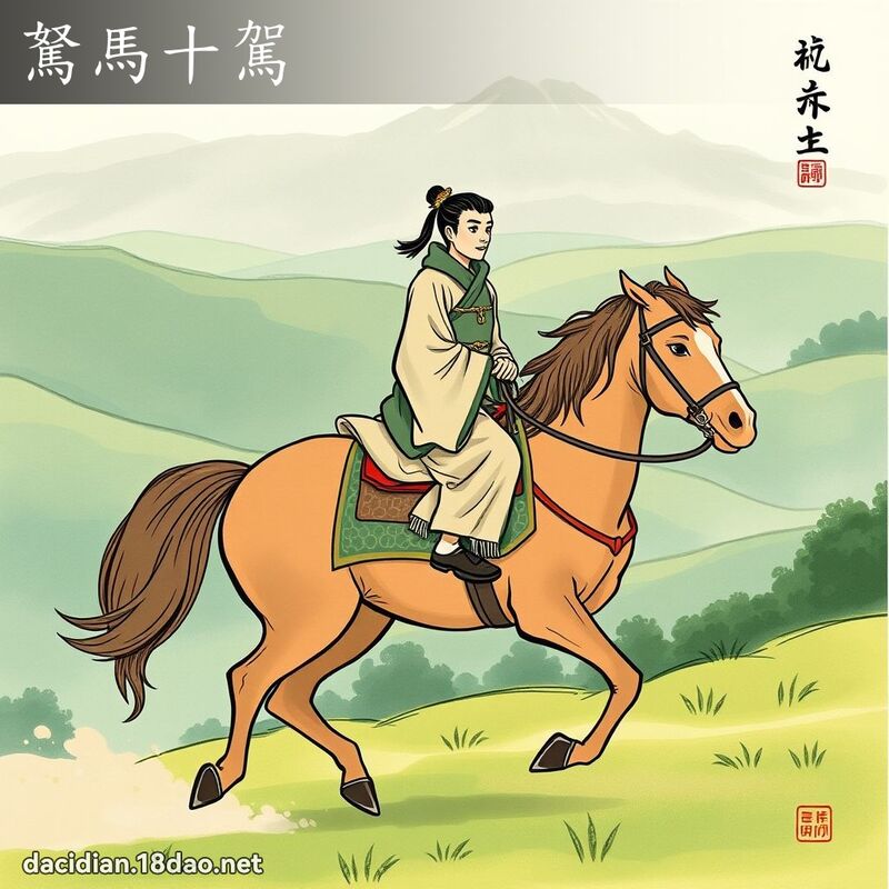 駑马十驾 - 国语大辞典配图
