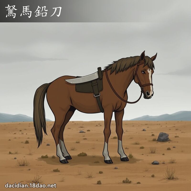駑馬鉛刀 - 國語大辭典配圖